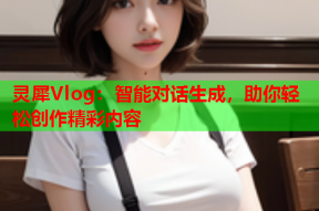 灵犀Vlog：智能对话生成，助你轻松创作精彩内容