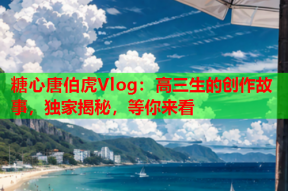 糖心唐伯虎Vlog：高三生的创作故事，独家揭秘，等你来看