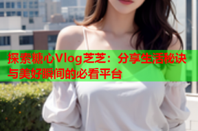 探索糖心Vlog芝芝：分享生活秘诀与美好瞬间的必看平台