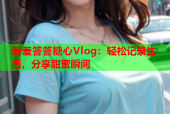 羞羞答答糖心Vlog：轻松记录生活，分享甜蜜瞬间