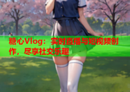 糖心Vlog：实时直播与短视频创作，尽享社交乐趣