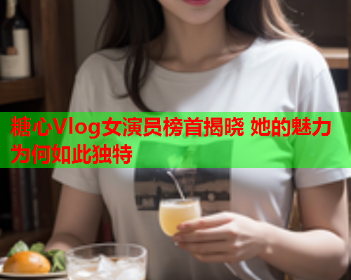 糖心Vlog女演员榜首揭晓 她的魅力为何如此独特  第2张