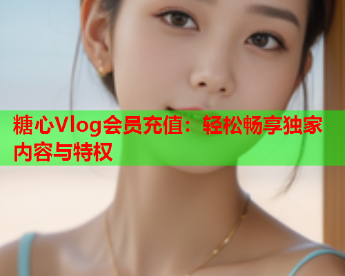 糖心Vlog会员充值：轻松畅享独家内容与特权  第1张